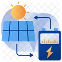 Solar Energy Solar Power Energy Accumulation Icon
