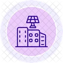 Solar energy city  Icon