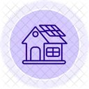 Solar energy home  Icon