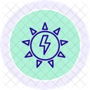 Solar Energy Icon Line Icon Icon