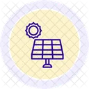 Solar Energy Line Icon Icon