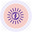 Solar Energy Line Icon Icon