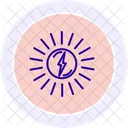 Solar Energy Line Icon Icon
