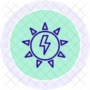 Solar Energy Icon Line Icon Icon