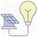 Solar Energy Innovation Lineal Color Icon Icon