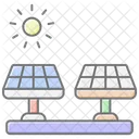 Solar Energy Plant Lineal Color Icon Icon