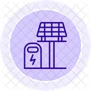 Solar energy station  Icon