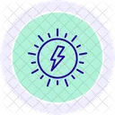 Solar Energy Symbol Line Icon Icon