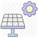 Solar Energy Technology Lineal Color Icon Icon