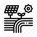 Solar Farm Renewable Energy Photovoltaic Icon