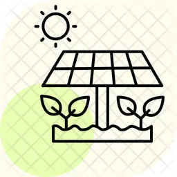 Solar farming  Icon