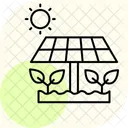 Solar Farming Solar Farming Icon