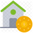 Solarhaus Solar Haus Symbol