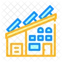 House Roof Solar Icon
