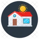 Solar House Solar Home Hothouse Icon