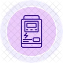 Solar Inverter Line Icon Icon