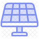 Solar Panel Duotone Line Icon Icon