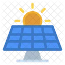 Solar Panel Energy Electric Icon