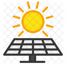 태양 전지 패널  아이콘