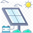 Sun Collector Solar Panel Solar Cell Icon