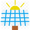 Solar Panel Energy Ecology Icon
