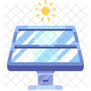 Solar Panel Sun Electricity Icon
