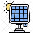 Solar Panel Cell Ecology Icon