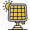 Solar Panel Cell Ecology Icon