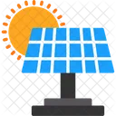 Solar Panel Ecology Energy Icon