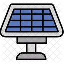 Solar Panel Countryside Solar Energy Icon