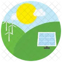 Natrual Energy Solar Icon