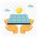 Solar Panel Energy Electricity Icon