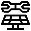 Solar Panel Maintenance Wrench Icon