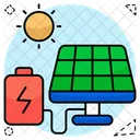 Solar Panel Photovoltaic Cell Solar Plate Icon