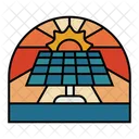 Solar Paner Solar Power Icon