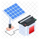 Solar Plant Solar Battery Solar Power Icon