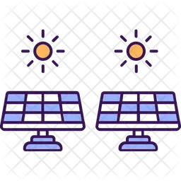 Solar plates  Icon