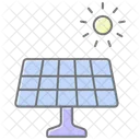 Solar Power Lineal Color Icon アイコン