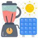 Solar powered blender  Icon
