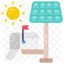 Solar powered mailbox  Icon