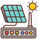 Solar powered router  Icon