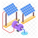Solar Pump Solar Plant Water Pump Icon