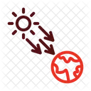 Earth Sun Wave Icon