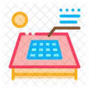 Solar Battery Roof Icon