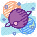 Orbit Satellite Planet Icon