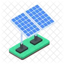 Solar System Solar Panels Photovoltaic Cell Icon