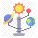 Solar Sustem Planets Astronomy Icon