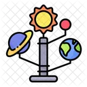 Solar Sustem Planets Astronomy Icon