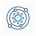 Solar System Celestial Bodies Milky Way Icon
