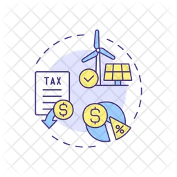 Solar tax credit  Icon